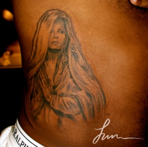 Jermaine Dupri's Janet Jackson tattoo